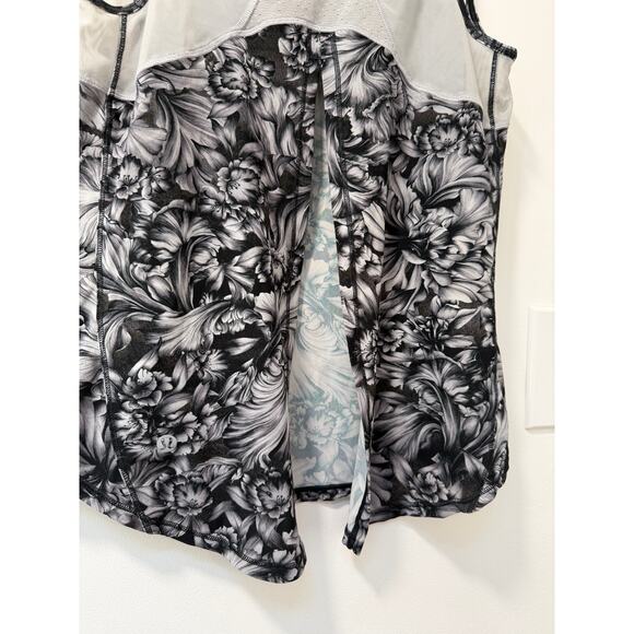 Lululemon Sculpt Tank Tie Back Night Garden Ice Grey Women’s size 4 top - Picture 5 of 6